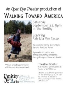 walking toward america poster